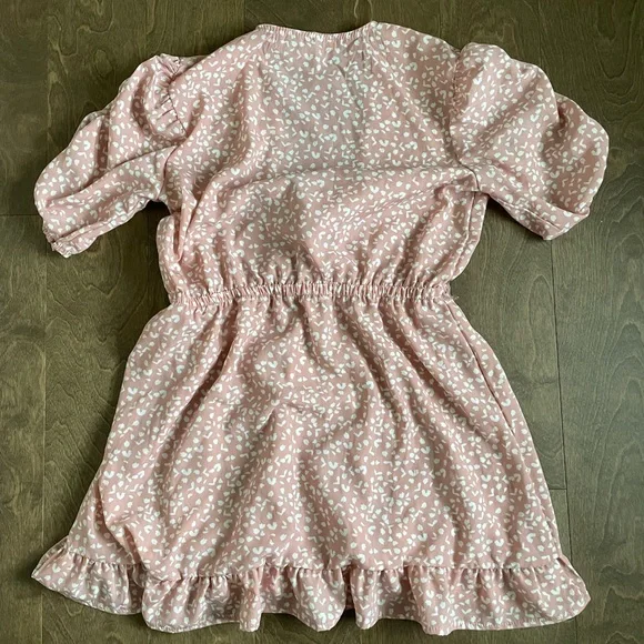 Pink and White Print Tea dress - Picture 5 of 5